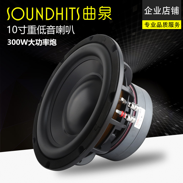 10inch Subwoofer Heavy Bass Speaker 200-300W High Power Low Frequency Shocking Sound New Product