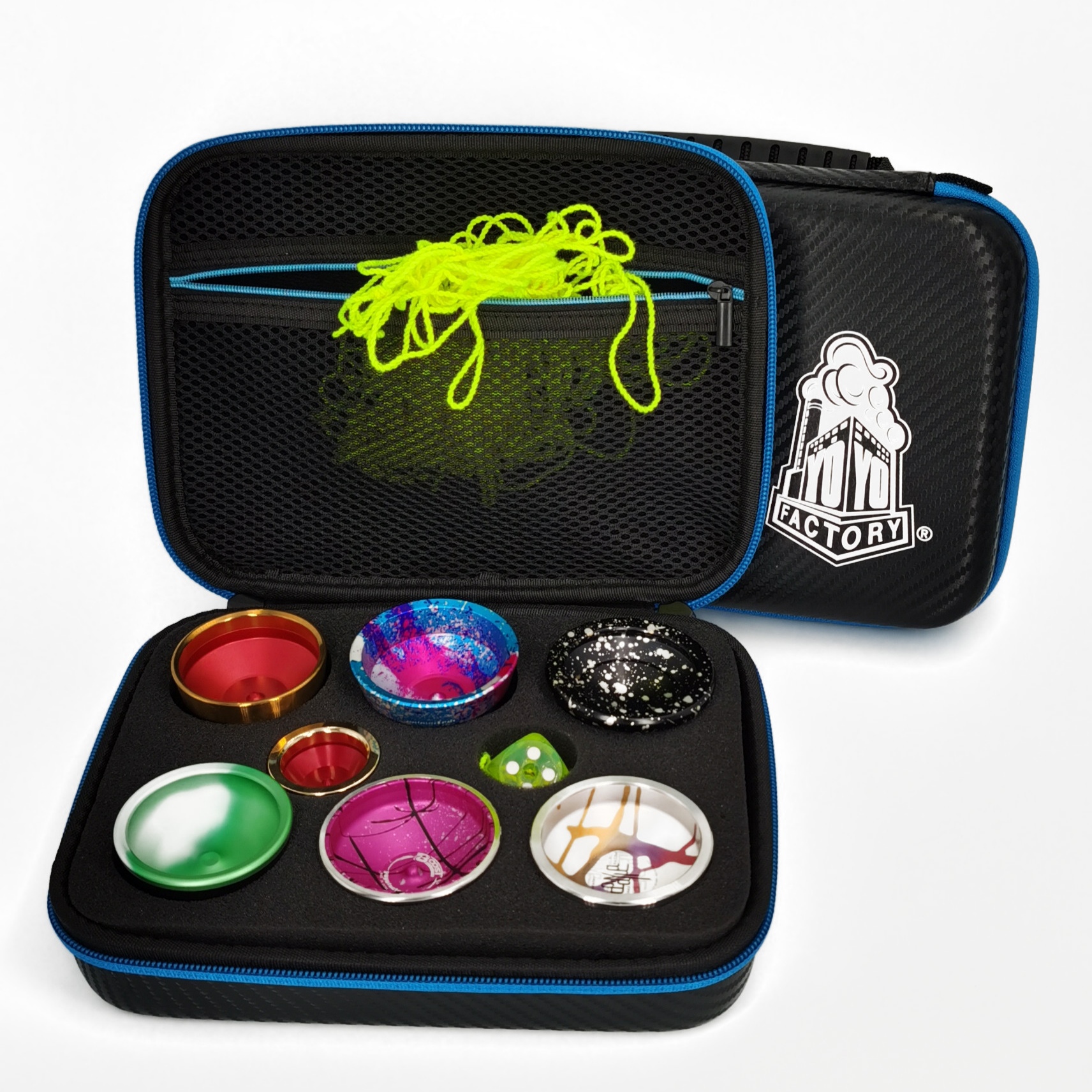 The YYF6-hole ball bag holds 6 regular size balls as well as a variety of accessories handbags hard shell bag