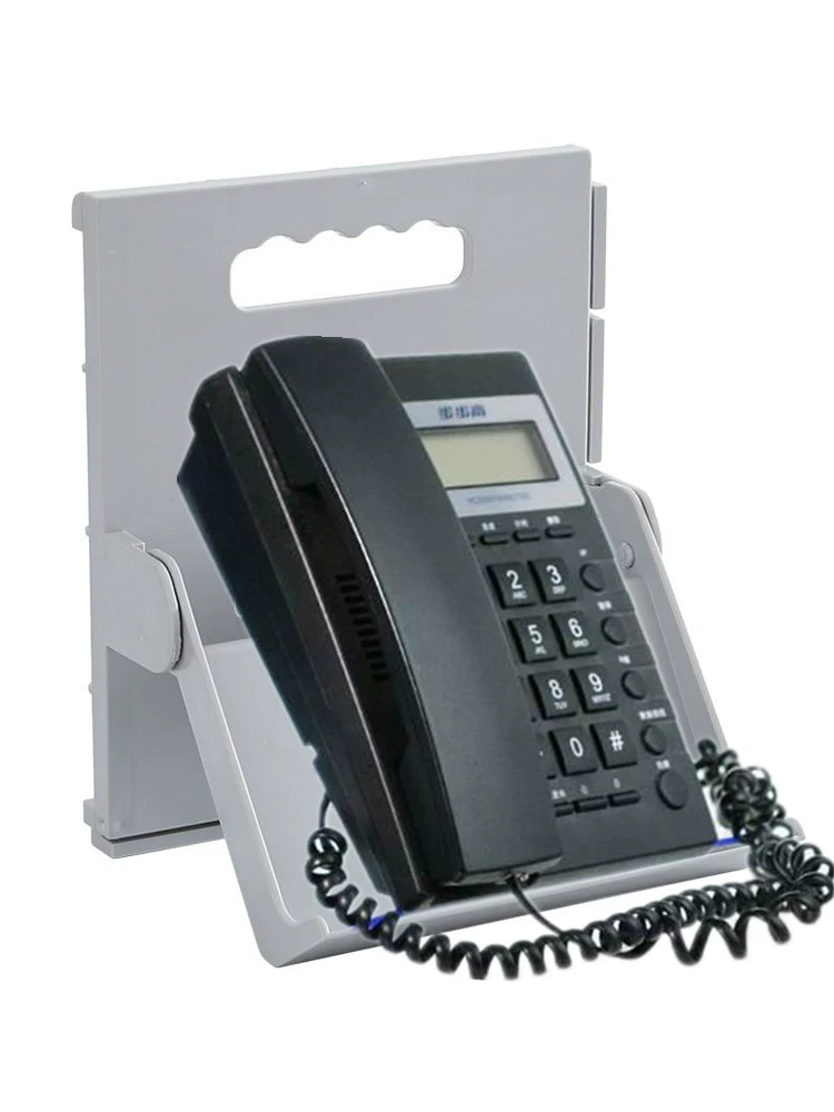 Double-layer telephone, foldable tubing, storage system, clips included