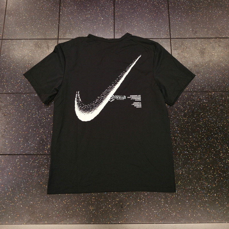 Nike/Nike Men's Sports Training Sun Protection Quick-Drying Large Hook Print Short-Sleeve T-Shirt If2198-010