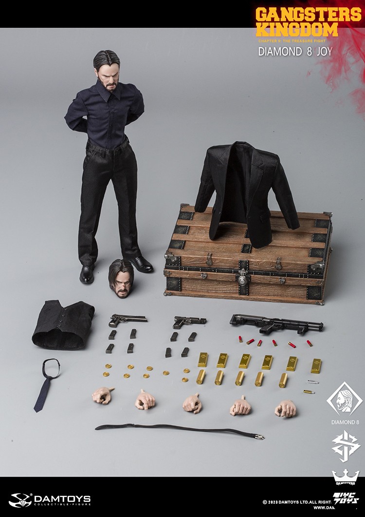 DAMTOYS Gangsters Kingdom Diamond 8 Joy JOY 1 /6 Action Figure