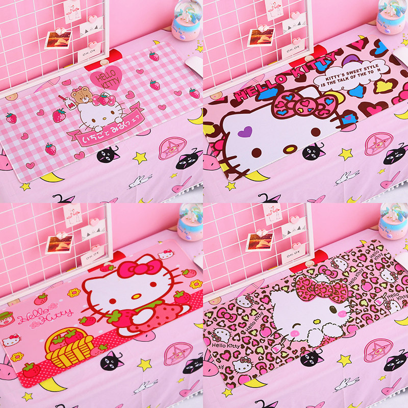 Cartoon anime mouse pad oversized game special e-sports girl ins cute computer pad table pad office girl