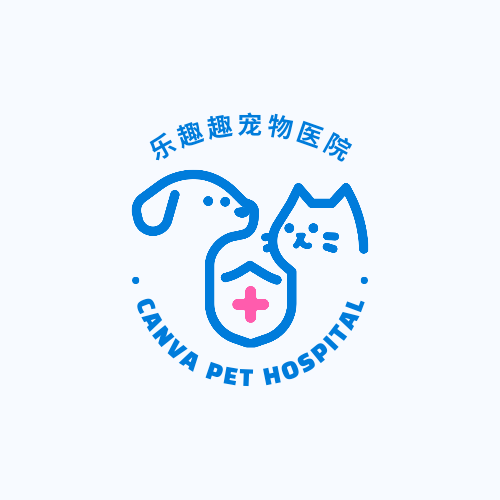 乐趣趣宠物医院的LOGO