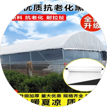Imported breeding greenhouse black and white film thickened plastic film cooling shading sun protection heat insulation reflective edible fungus greenhouse film
