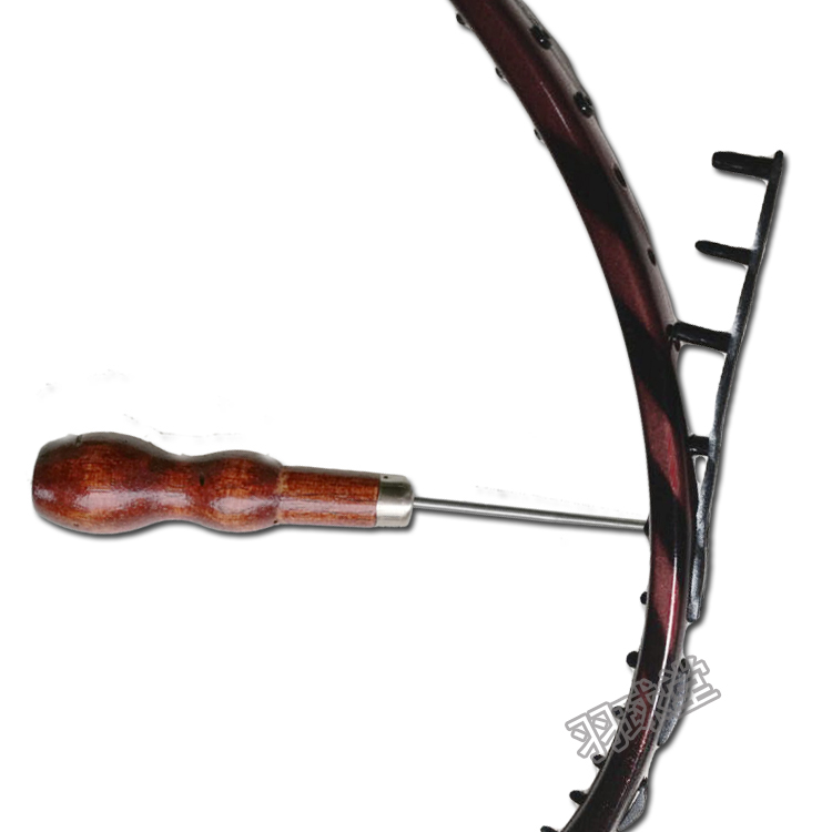 Install badminton racket wire protection tube glue particle even nail guide hole cone racket wire protection tube even nail installation DIY tool