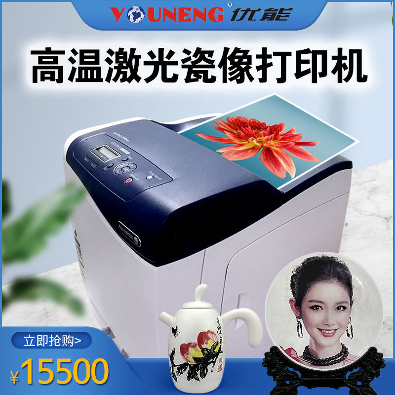 High temperature laser porcelain like print-meter machine A4 porcelain like equipment ceramic flower paper printing machine Mausoleum Cemetery Porcelain statue machine