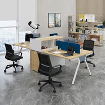 Great hall furniture staff table combination desk modern minimalist staff table open screen partition station table and chairs
