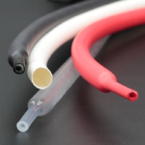 Quadruple heat-shrink tube samples transparent white red 4 times shrink double wall heat-shrink tube samples 20 cm roots