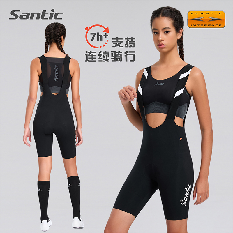 Sidiike Cycling Bib Shorts Women's Spring and Summer Italian Double Arrow Cushion Bicycle Cycling Shorts Qianxun