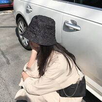 Rosex Tangk spring and summer sunscreen fashion wild fishermans hat female Bell type bucket basin hat Japanese Han Xianxian face small