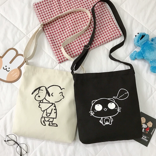 Шоппер, летняя брендовая сумка для телефона, вместительная и большая универсальная японская школьная юбка для школьников, сумка на одно плечо, льняная сумка