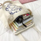 Шоппер, летняя брендовая сумка для телефона, вместительная и большая универсальная японская школьная юбка для школьников, сумка на одно плечо, льняная сумка