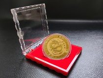 Baby birth commemorative coins in the Year of the Dragon gold-plated silver medals for newborn babies of the twelve zodiac signs children’s photography hospital gifts