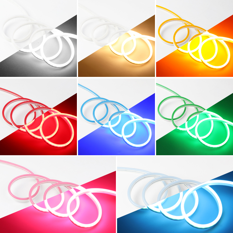 LED flexible light strip 12V high-brightness outdoor waterproof shape outlines advertising sign shape neon light luminous light strip