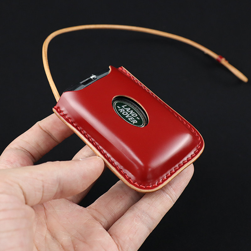 Apply the new Land Rover Range Rover executive Sport version of the new Discovery car keys Bauma hip leather handmade key sleeve
