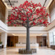 Simulated Phoenix Tree, Phoenix Flower, Large Solid Wood Artificial Tree, Shopping Mall, Hotel Landscaping Decoration, Indoor and Outdoor Floor-Standing Ornaments