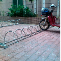 New 304 stainless steel spiral bicycle parking rack