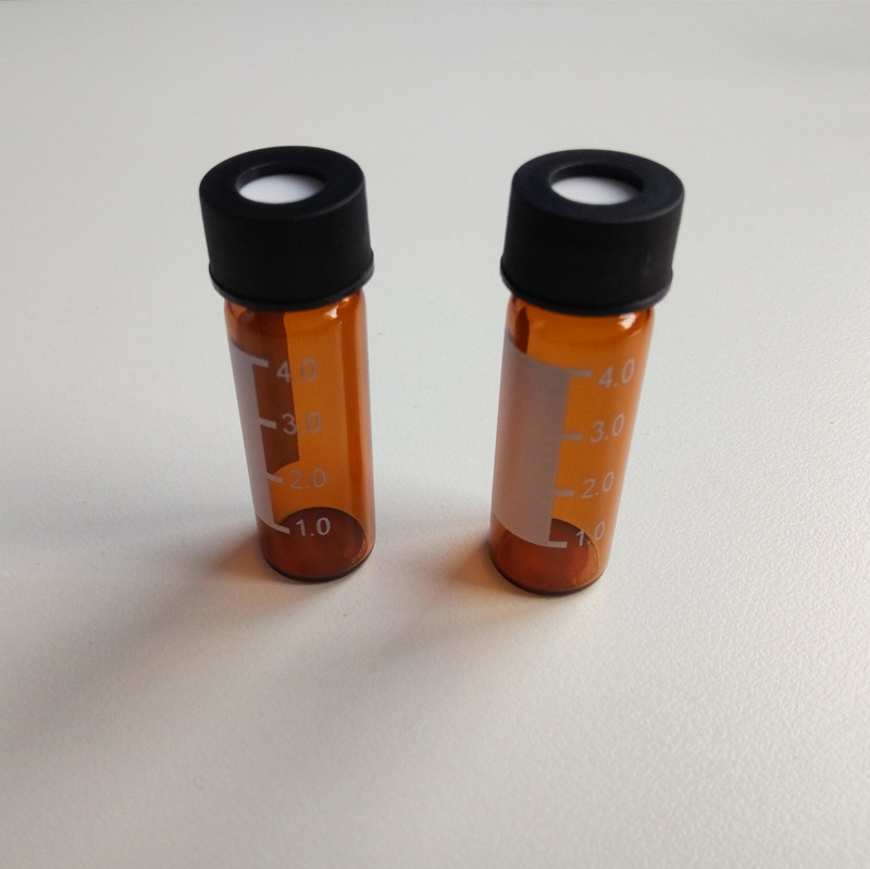 4ml13-425 棕色带刻度含盖垫试剂瓶 存储瓶 废液瓶 样品瓶