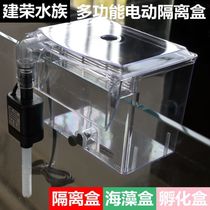 Jianrong BB10 with water pump external algae cylinder seawater small fish breeding case acrylic isolation box incubators peacock fish