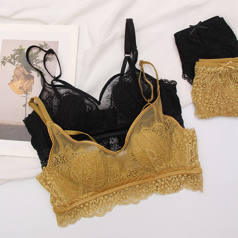 Large breasted girl bra display small steel ring lady thin section adjustment type summer underwear anti-sagging and auxiliary milk gathering