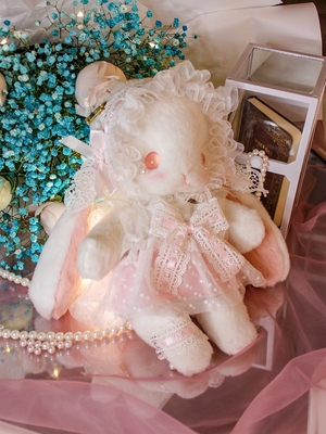 taobao agent Sakura Moon Original LOLITA & JK Plush Dolls Crossing Back Rabbit Bag【Blueberry Milk Fu】Gifts to girls