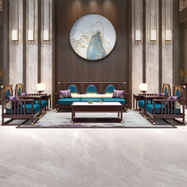 New Chinese Sofa Hotel Clubhouse Home Lobby Reception Relaxation Sofa
