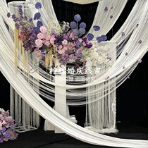 Heightened thread curtains extra long double curtain heads wedding arrangements curtains tassels decorative shapes beautiful 4 meters 6 meters