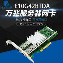 Intel 82599ES chip PCI-Ex8 10000 trillion dual-port fiber server network card X520-DA2
