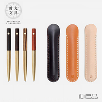 Can use a lifetime of pen brass Wood retro signature pen water gel pen stationery creative gifts gifts
