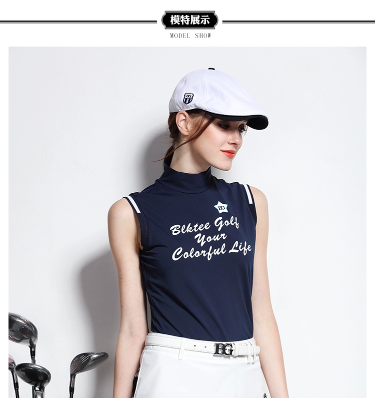 New BG Golf Cap Nữ Hat Golf Lady Playful Hat Hàn Quốc Beret Golf Cap găng tay chống nắng