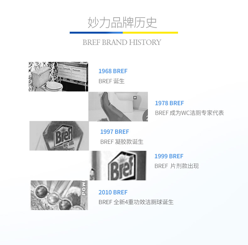 德国进口 妙力 Bref 悬挂式 马桶清洁球 4枚 图7