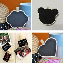 ZAKKA creative mini clip small blackboard Item label card Characteristic shape commodity price tag note board