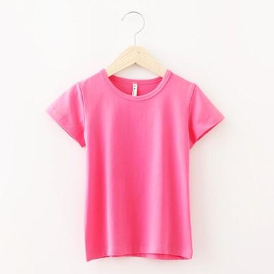 . Trai và trẻ em gái mùa xuân và mùa hè mỏng dài tay T-shirt trong phiên bản Hàn Quốc con lớn của vòng cổ màu đen đầu trắng cơ thể kéo dài đáy.