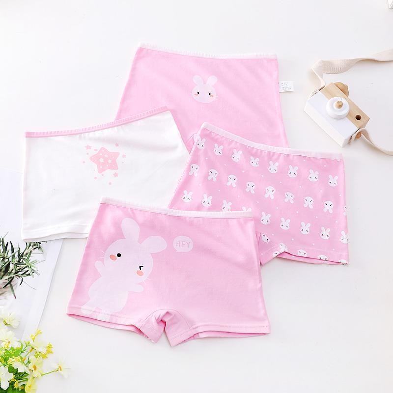 . Childrens thoải mái đồ lót cô gái quần phẳng góc bé con lớn hình tam giác bốn-góc quần short cô gái đáy.