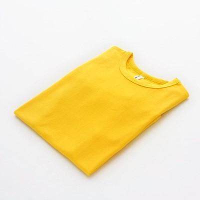 . Trai và trẻ em gái mùa xuân và mùa hè mỏng dài tay T-shirt trong phiên bản Hàn Quốc con lớn của vòng cổ màu đen đầu trắng cơ thể kéo dài đáy.