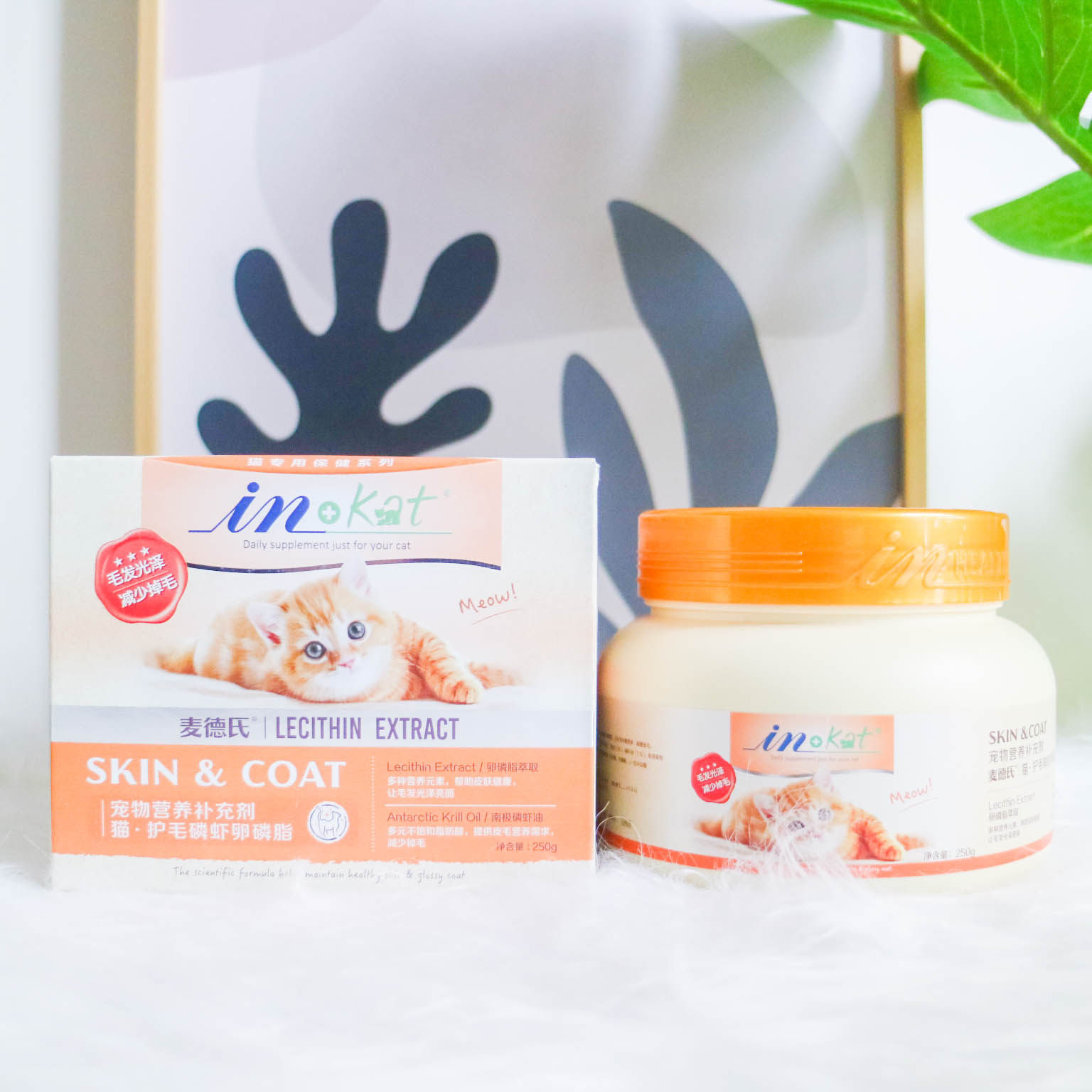 Madder's Oglycosphate Cat with Ogletic Krill Cat Skin Avoid Explosive Tooth Powder Cat Soft Phospholipid