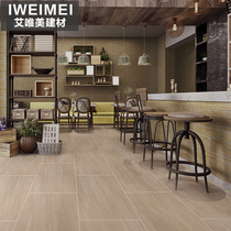 Foshan engineering brick matte industrial antique brick tile 600x1200 gray cement floor tile background wall large specification