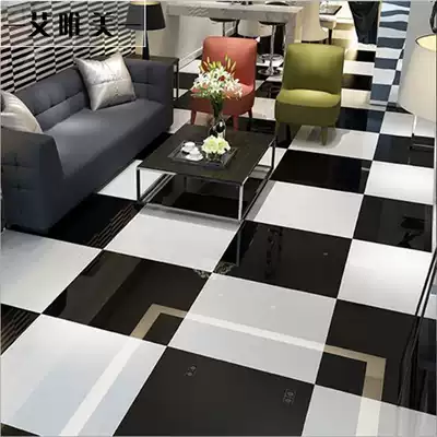 Ultra-white pure white polished brick 800x800 pure black tile vitrified brick 600X600 engineering brick