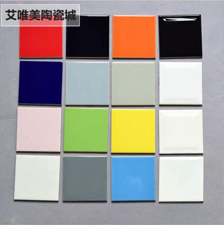 Nordic Kitchen Brick Small White Brick Color 100X100 Tile Grey Black Color Dressing Room Kitchen Wall Brick