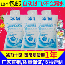 Water injection ice bag 200ml400ml fresh refrigeration medicine food fresh insulation biological ice bag dry ice cold compress bag