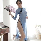 Сексуальное нижнее белье, пижама, комплект, эмоциональная прозрачная униформа для влюбленных, большой размер