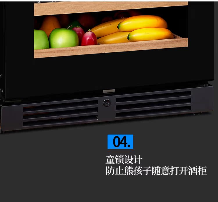 tủ trưng rượu đẹp Chung rượu Jude JK110S làm mát nhiệt độ và độ ẩm không đổi tủ rượu nhà nhiệt tủ rượu vang tủ rượu - Tủ rượu vang tủ rượu liền kệ tivi