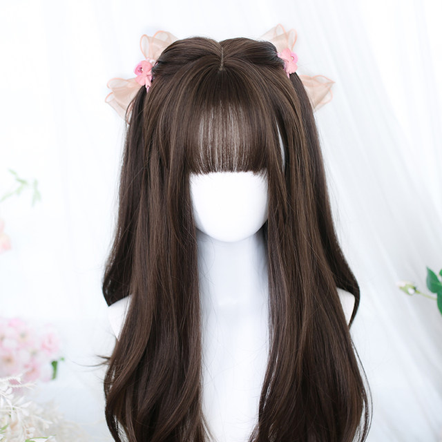 ຂໍ້ສະເໜີພິເສດຂອງ Gangster's Full Lolita Wig Natural Lolita Long Curly Hair Ins Gentle Curly Long Hair Women