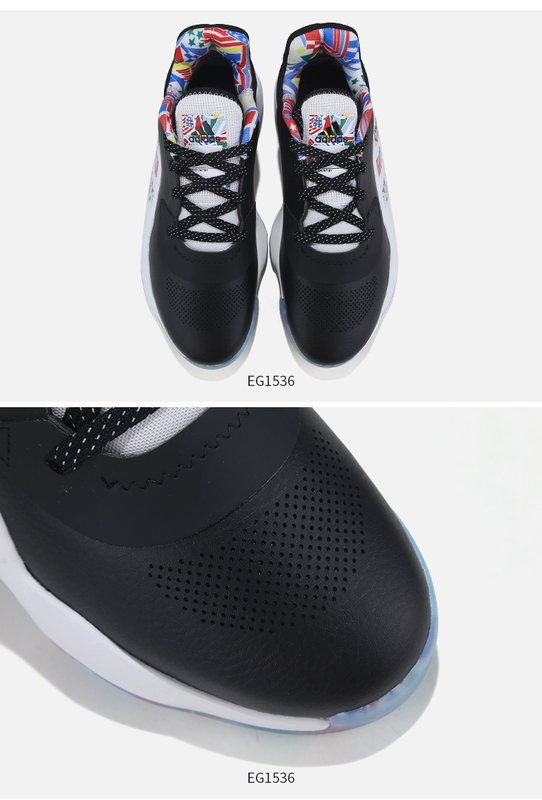 Giày nam Adidas Pro Bounce mới giúp đệm cao su chống trượt giày bóng rổ chống mòn EG1536 - Giày bóng rổ