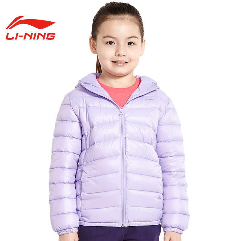 chàng trai quần áo và nữ Li Ning trẻ em ánh sáng xuống con áo khoác mùa đông ấm áp xuống ngắn ngắn 100 thiết lập kích thước của trẻ em xuống áo khoác.