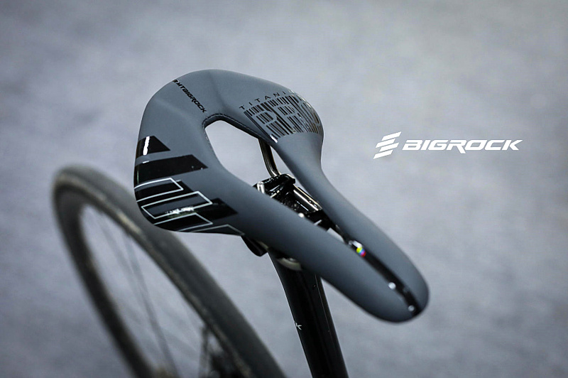 BIGROCK Titanium Alloy Titanium Bow Mountain Bike Road Bike Bike Cushion Cushion 180g Dashi