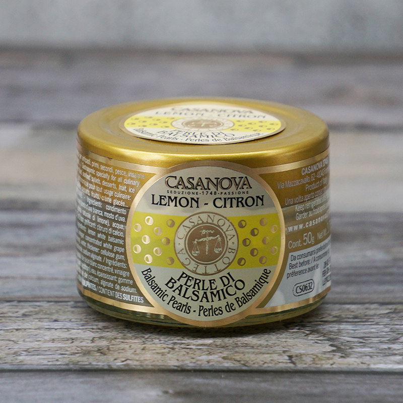 Italian original imported Casanova lemon pearl vinegar seasonings 50g lemon vinegar Molecular Cuisine