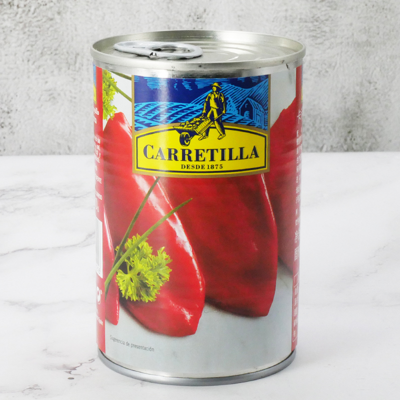 Peru imported Kalia sweet red pepper 410g sweet pepper vegetable canned baked pizza pasta western food ingredients