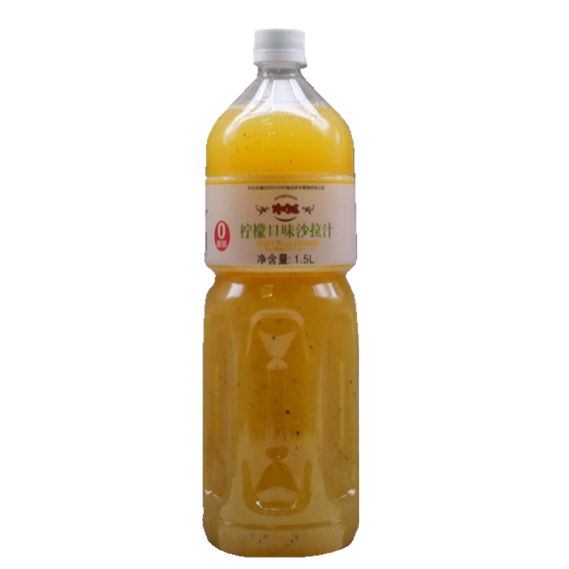 Salad dressing refreshing lemon flavor Longmingda brand lemon salad juice 1 5L vegetable and fruit light food sushi fresh and sour