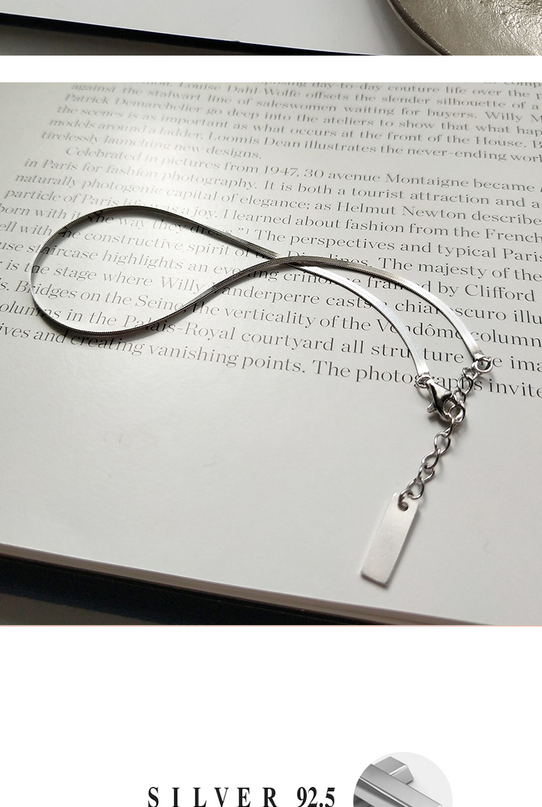 Bạc sterling bạc xã hội nữ vòng chân nam cá tính 2019 phiên bản tiếng Hàn mới đơn giản của xương rắn gió lạnh in mắt cá chân vòng đeo chân